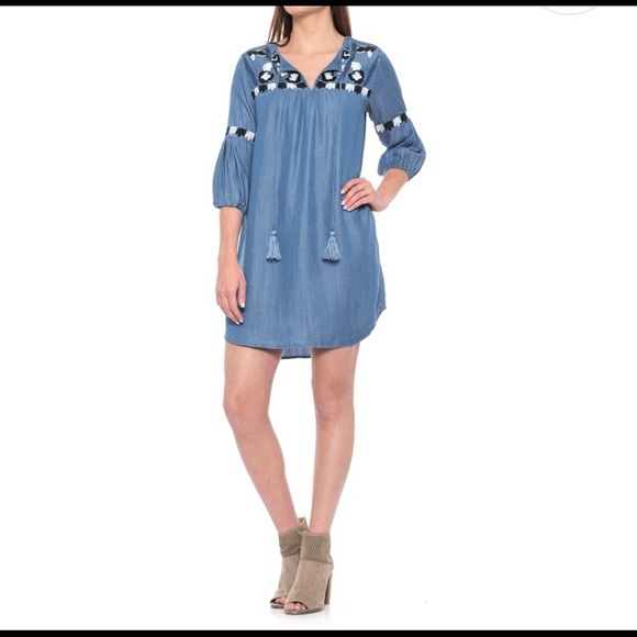 given kale denim dress
